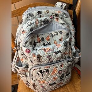 Best in show Vera Bradley large backpack gently used!